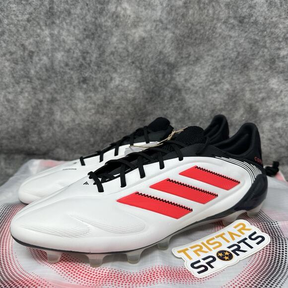 Adidas Copa Pure 3 Elite AG Soccer Cleats Mens Size 7.5 White Red Black ID9054 - Picture 1 of 14